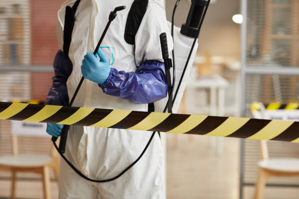 Professional Biohazard technician working in Burlington, IN